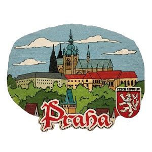 Po pražském mostě juditině, kamenném mostě v písku a mostě v roudnici nad labem jde v čechách v pořadí o čtvrtou kamennou mostní. Magnetka Praha Hradčany kresba - Magnetkovo