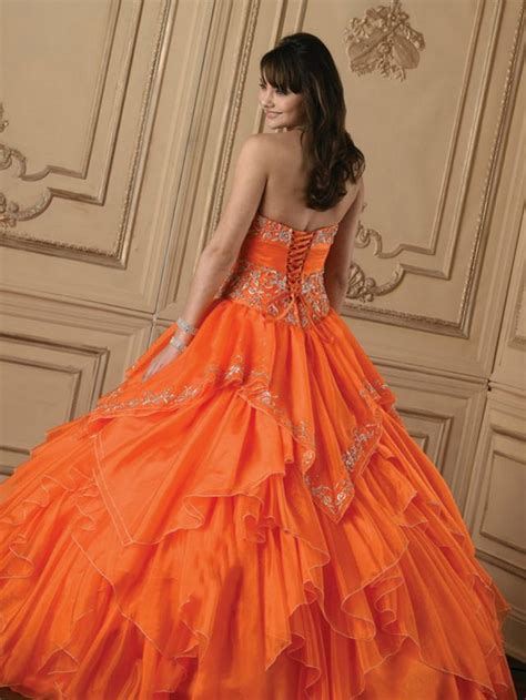 Orange Camo Wedding Dresses