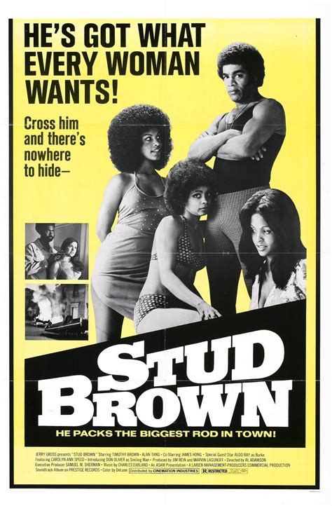Stud Brown Movie Blaxploitation 70s Poster Exploitation