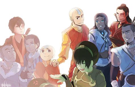 The Gaang Avatar The Last Airbender The Legend Of Korra Know
