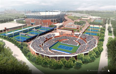 New york open tennis, uniondale, new york. New Stadiums, but No Roofs, Are Planned at National Tennis ...