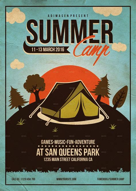 10 beautiful summer camp flyer templates artofit