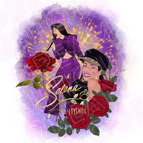 Selena Quintanilla Collage Png File Selena Roses Digital Etsy Uk