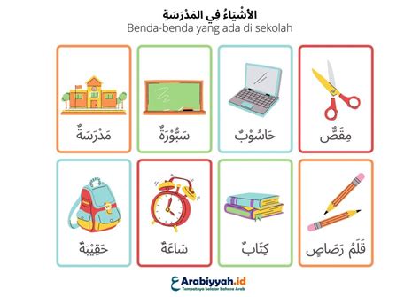 Kosakata Bahasa Arab Tentang Sekolah Beserta Contoh Kalimatnya