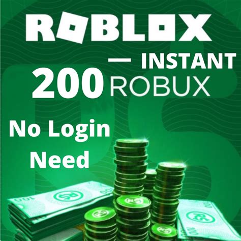 Roblox 200 Robux 250 No Loginno Preorder T Card Shopee