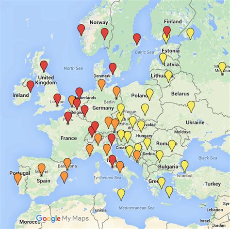 Lista Foto Mapa De Europa Con Nombres De Ciudades Mirada Tensa