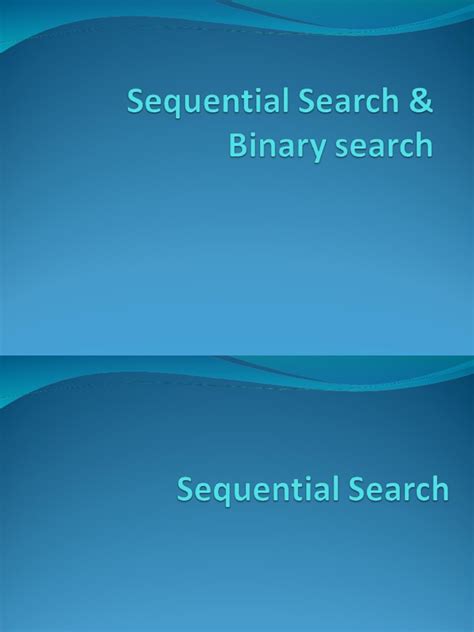 Binary Search Pdf Computer Science Algorithms