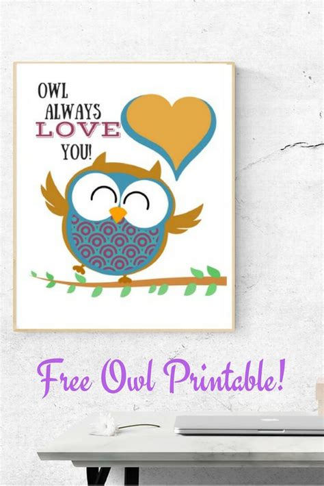 Owl Printables Owl Always Love You To Frame Merry About Town