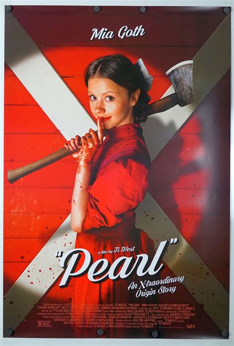 Pearl Original 2 Sided Movie Poster 27x40 Etsy