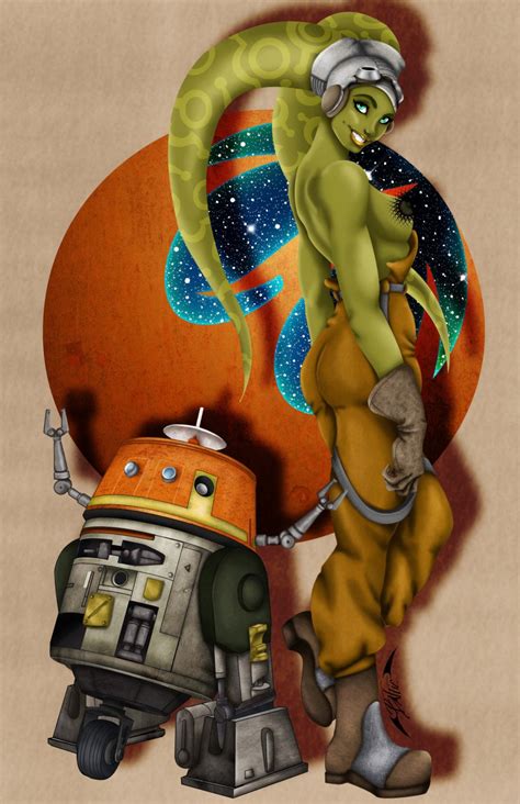 Star Wars Rebels Hera And Chopper 11 X 17 Poster By Etsy