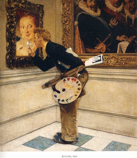 Art Critic 1955 Norman Rockwell