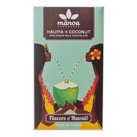University of hawaii at manoa. Manoa Haupia Coconut Vegan Milk Chocolate 60% - Caputo's Market & Deli