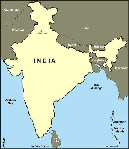 What are the neighbouring countries of India along with direction? - Quora