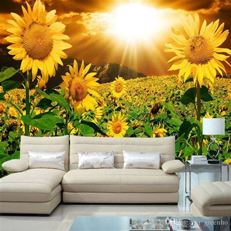 Our uk based studio strives to design exciting innovative wallcoverings following the latest home furnishing trends in colour, pattern and texture. Beautiful Sunflower Photo Wallpaper Natural Beauty Wall ...