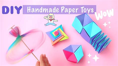 4 Diy Origami Paper Toys Homemade Toys To Have Fun Anytime Youtube