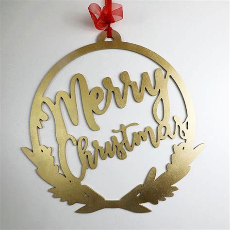 Free Cnc Project From Vectric Christmas Hanging Sign Hanging Signs
