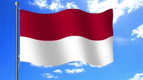 Indonesia Raya Dengan Animasi Bendera Merah Putih Berkibar Otosection