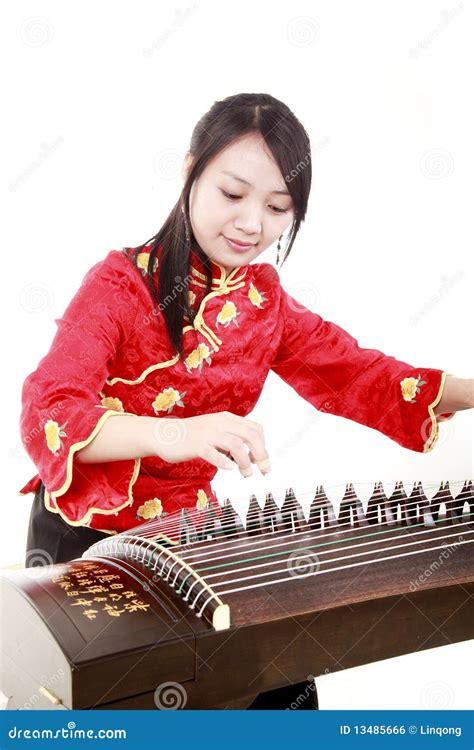 Chinese Zither Performer Royalty Free Stock Image Image 13485666