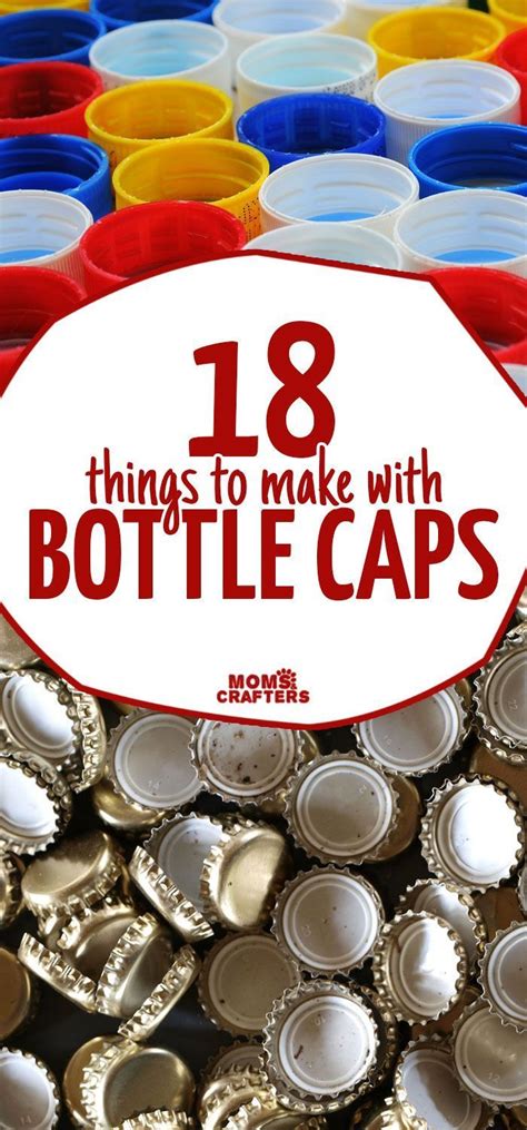 Make These 18 Beautiful Bottle Cap Crafts Beer Cap Crafts Bottle