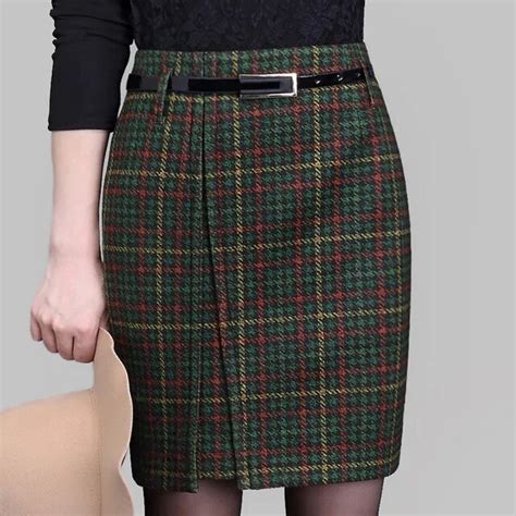 Buy Women Woolen Skirts Female 2016 Autumn And Winter
