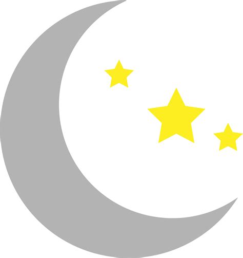 Moon And Stars Clipart Best