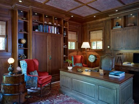 20 Masculine Home Office Designs Decorating Ideas Design Trends