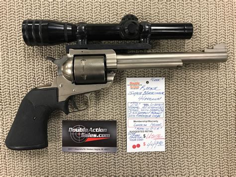 Ruger Super Blackhawk 44 Magnum Used Double Action Indoor Shooting