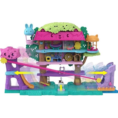 Polly Pocket Pollyville Pet Adventure Treehouse Playset 1 Ct Shipt