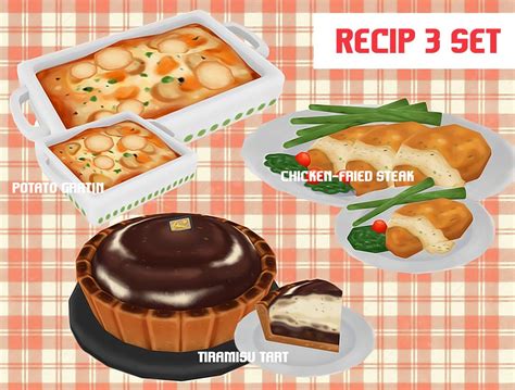 Food Recipe Cooking Sims 4 Cc Mods List