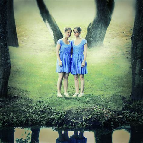 Seeing Double Dreamlike Symmetrical Portraits Of Identical Twins