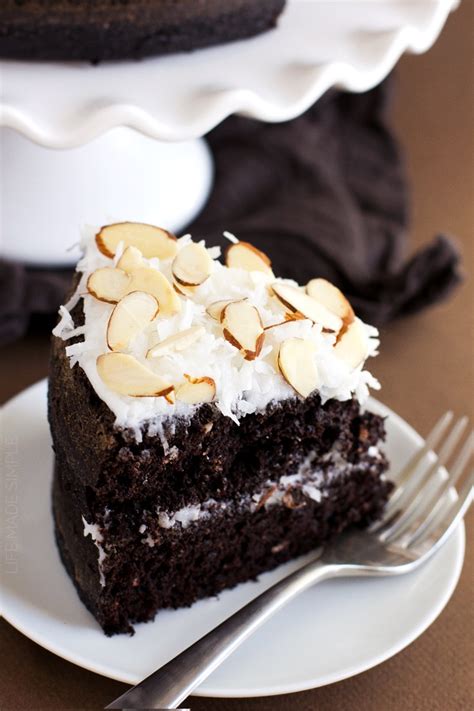 Dark Chocolate Layer Cake With Coconut Frosting Recipe Go Dairy Free