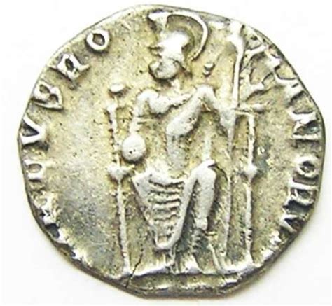 Roman Silver Siliqua Of Magnus Maximus In Antique Coins