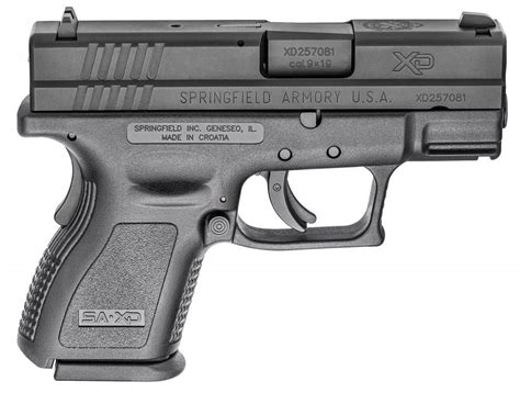 Springfield Armory Xd Sub Compact Ca Compliant 9mm Luger Double 3 10