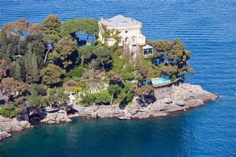 Italian Riviera Villa Stock Image Image Of Headland 13918953