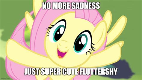Image Tagged In Very Happy Fluttershy Mlp Imgflip