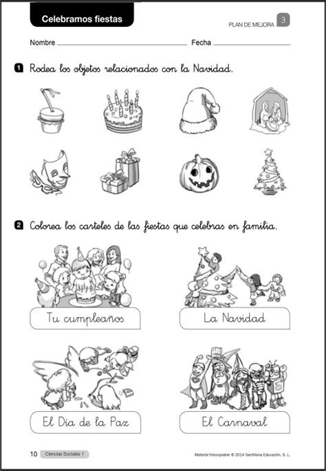 Material Educativo Cuaderno De Trabajo De Ciencias Sociales 1º Grado