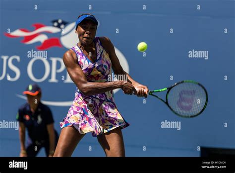 Venus Williams Usa Competing In The 2016 Us Open Stock Photo Alamy