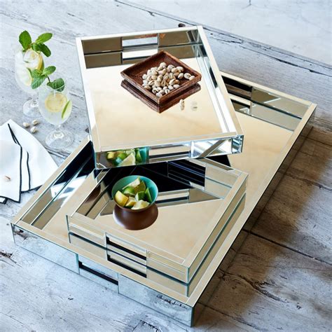 Mirrored Coffee Table Tray Roy Home Design