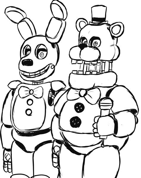 Printable Five Nights At Freddy S Coloring Pages Printable Templates