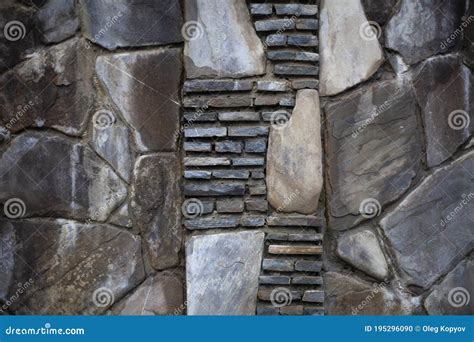 Natural Stone Texture Cobblestone Fence Stock Photo Image Of Detail