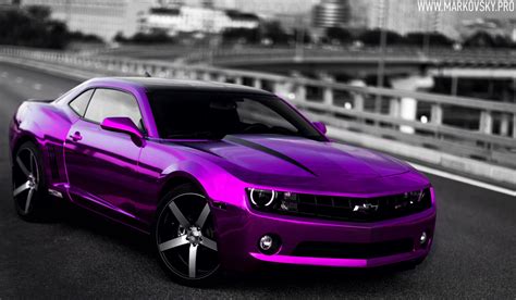 ♥purp♥ 64 Purple Camaro Purple Car Dream Cars Purple Camaro
