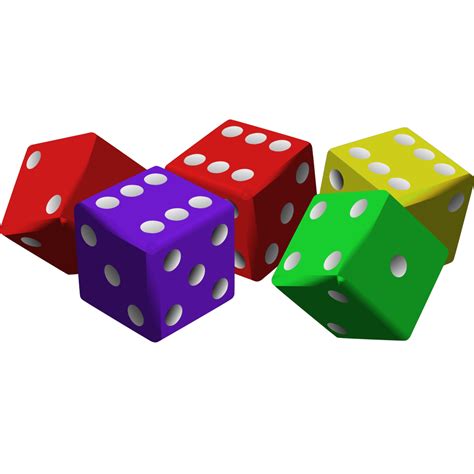 Colorful Dice Png Svg Clip Art For Web Download Clip Art Png Icon Arts
