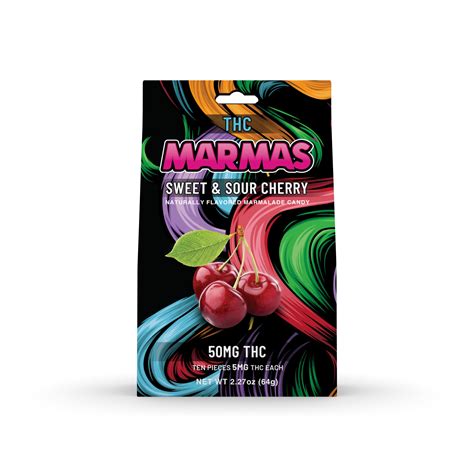 Marmas Sweet And Sour Cherry 50mg 10pk Leafly