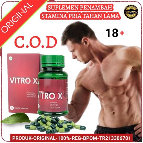 Jual Vitro X Kapsul Obat Herbal Tradisional Tahan Lama Shopee Indonesia