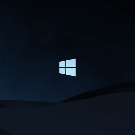 2048x2048 Resolution Windows 10 Clean Dark Ipad Air Background