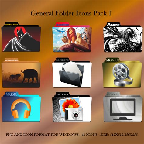 General Folder Icons Pack I By Llyr86 On Deviantart