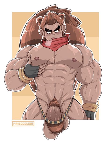 Rule 34 Balls Bandana Bara Big Balls Big Pecs Big Penis Bulge