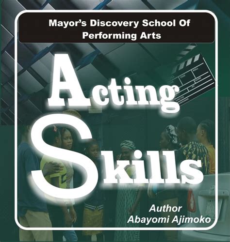 Buy Acting Skills By Mdc School Of Performing Arts Arts On