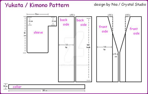 Yukata Kimono Pattern By Crystal Studio On Deviantart