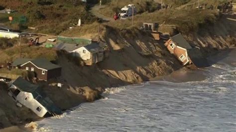 Uk Storm Aftermath Aerial Footage After Tidal Surge Bbc News
